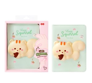 SQUISHY mini zápisník VEVERKA 96 stran-2